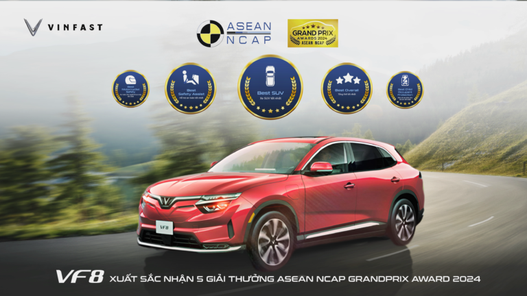 Vinfast Vf Gi Nh Chi N Th Ng Vang D I T I L Trao Gi I C A Asean Ncap