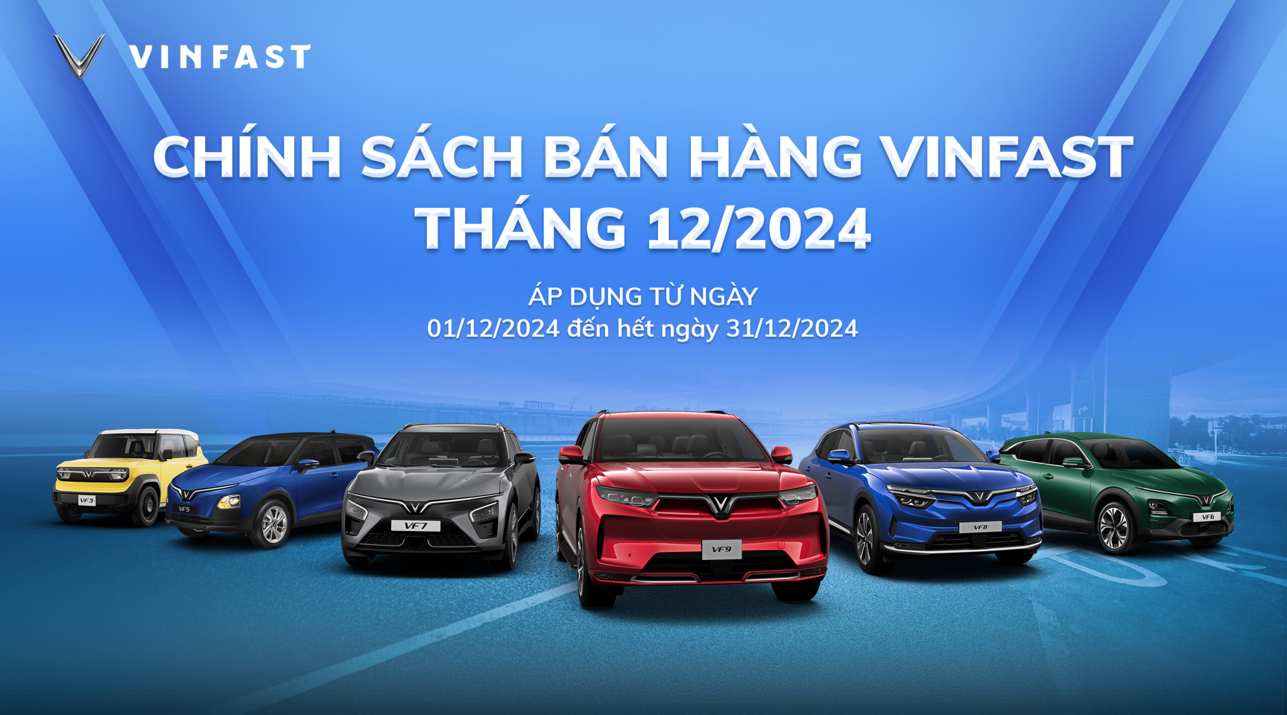 Thông Báo Chính Sách Bán Hàng Ô Tô VinFast Tháng 12/2024